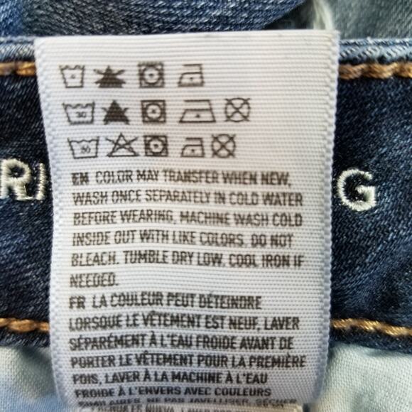 American Eagle Outfitters AEO Distressed Hi Rise Jegging Size 4 - Picture 7 of 7